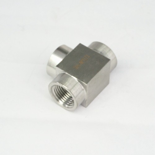 4000 PSI 1/8"" 1/4"" 1/2"" 3/4"" 1"" NPT BSP Buchse T-Shirt 304 Edelstahl Rohr Fitting - Bild 10 von 11