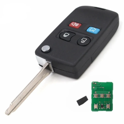 Car Key Fob Keyless Entry Remote With Cover Case Replacement Of Ford Escape Explorer Expedition Focus Fusion Mustang| Mercury| Lincoln 4 Button CWTWB1U345 In | Whizz Keyless Entry Systems - Foto 7