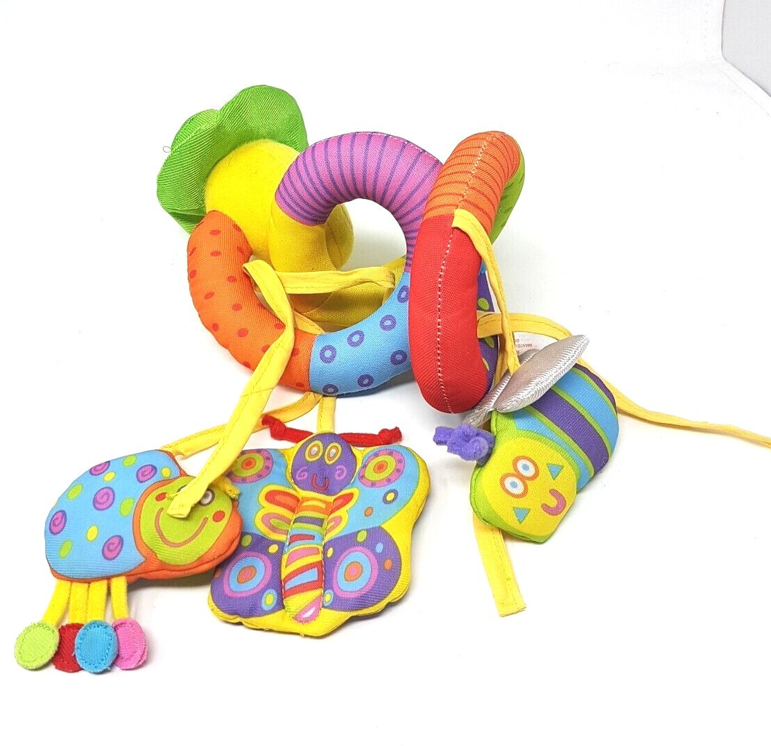 Galt Wiggly Worm Cot Car Seat Pram High chair Activity Toy, Baby Birth