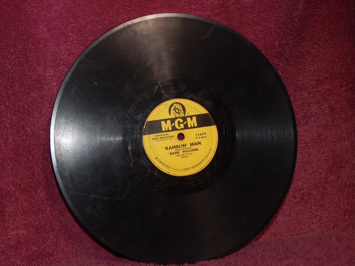 Hank Williams Take These Chains from My Heart 78 PLAY GRADED