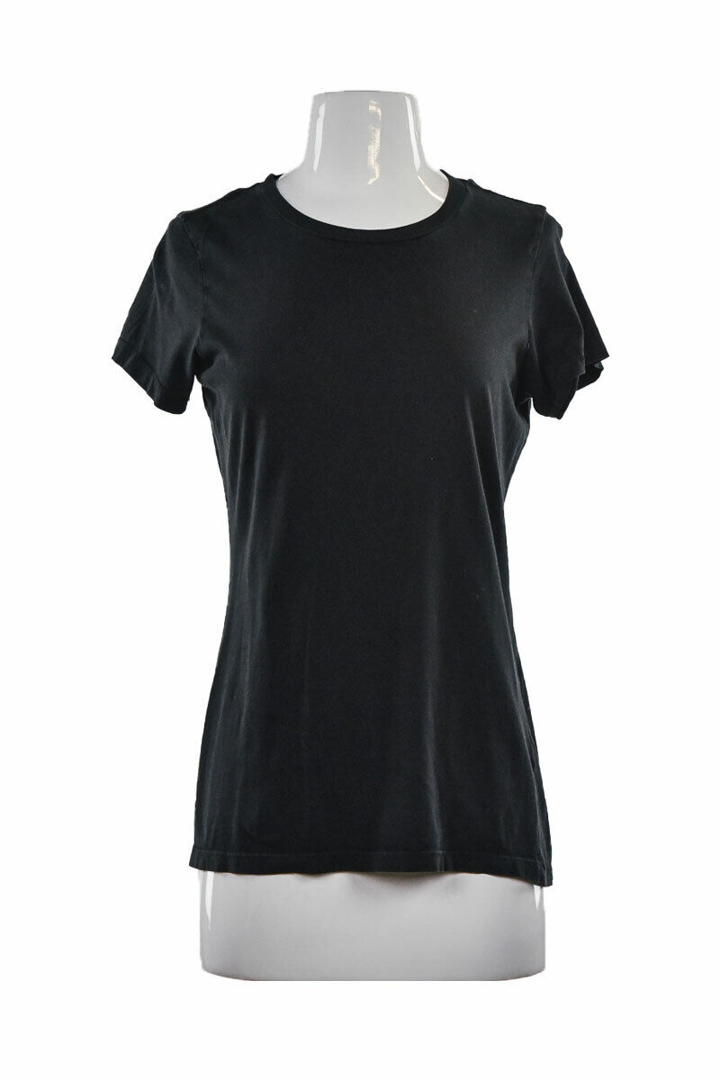 District Made Women Tops T - Shirts SM Black Cott… - image 1