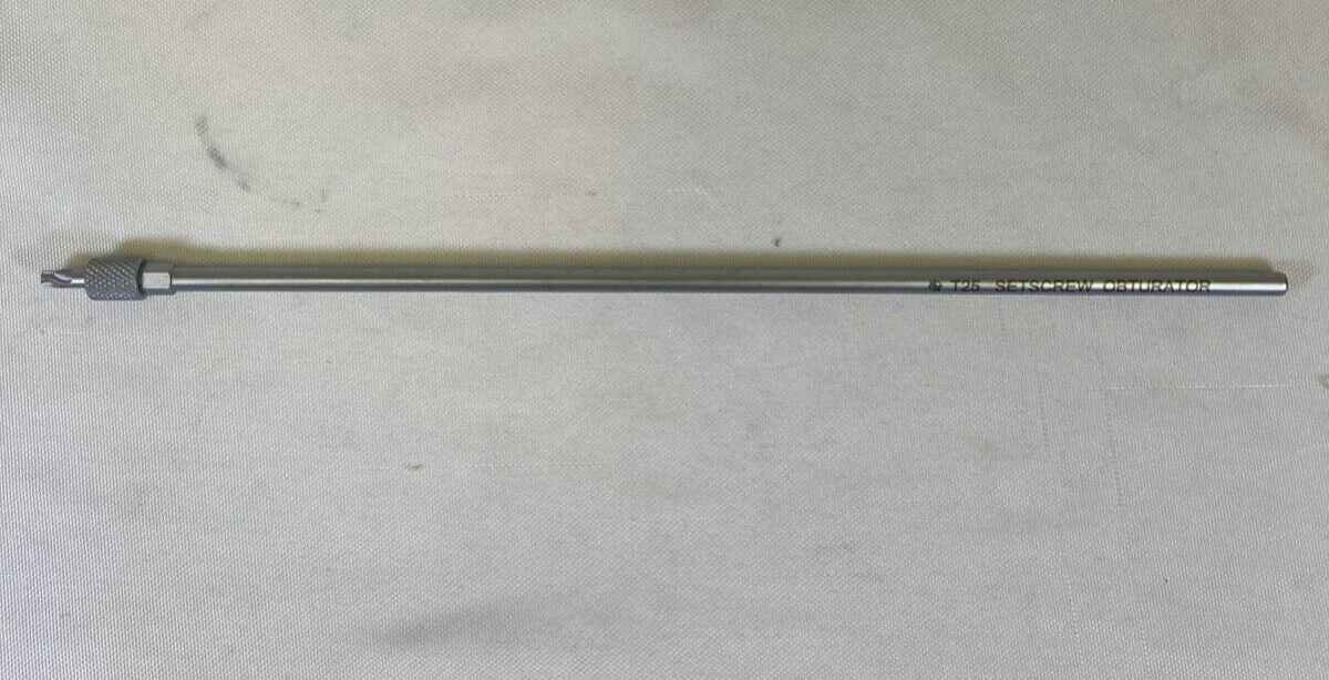 Medtronic 8350322 CD Horizon Solera T25 Set Screw Obturator