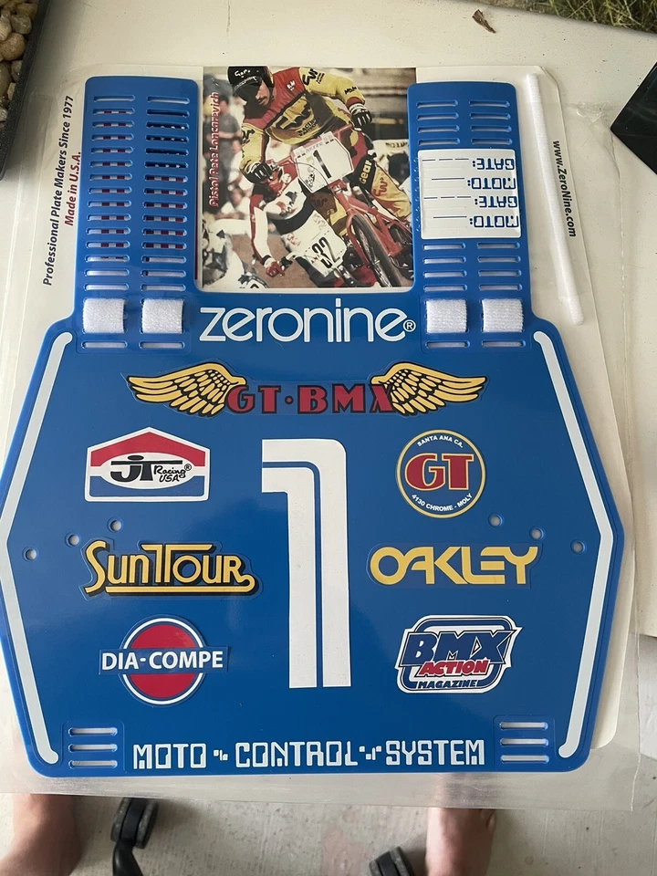 Auténtico ZERONINE MOTO CONTROL STSTEM BMX matrícula - GT BMX Foto 3 de 3