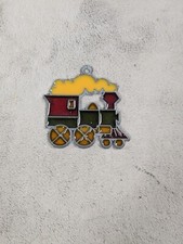 Vintage Sun Catcher Train Engine Christmas Tree Ornament Decor Vintage Sun Catcher Train Engine Christmas Tree Ornament Decor