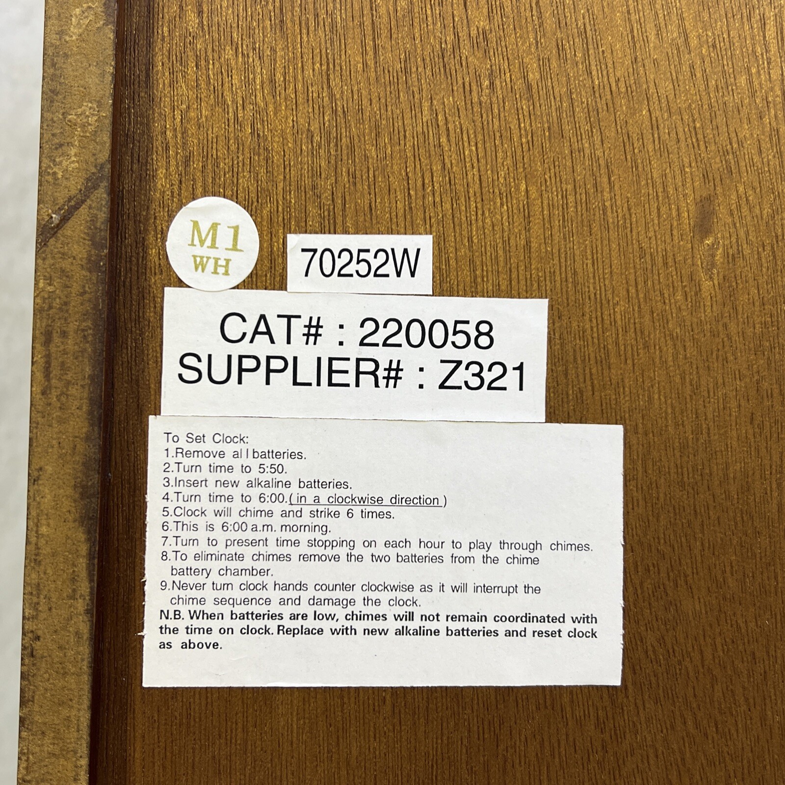 PENDULUM WALL CLOCK EMPEROR QUARTZ WESTMINSTER CHIME eBay