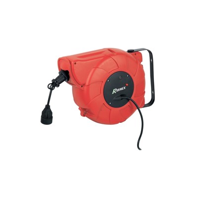 Avvolgitore Cavo Elettrico Automatico Poppstar 20m + 2m - 2500W Max, Per Montaggio A Parete IP20, Per Interni
