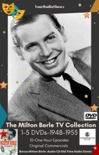 The Milton Berle TV Case Collection 5 DVDs-10 Episodes+Bonus Audio CD-Radio Show