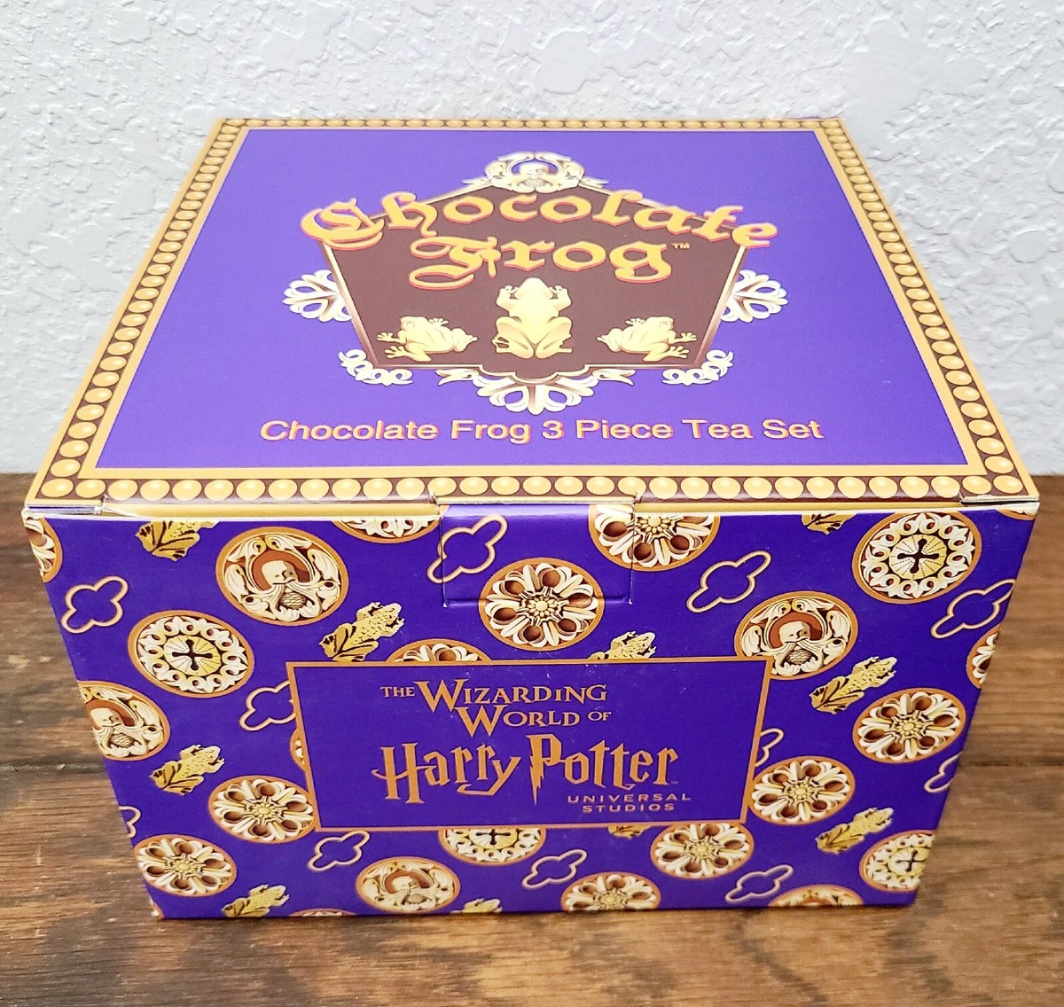 Chocolate Frog 3 Piece Tea Set* Universal Studios Harry Potter