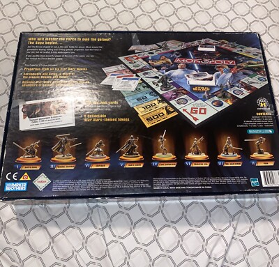 Monopoly Star Wars Saga Edition (2005) - Jeu Complet Parker Brothers, Neuf
