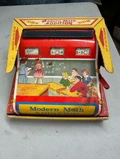 Wolverine Modern Math Addition Mechanical Flash Cards Metal - New w/ Box Rusty