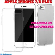 CUSTODIA COVER ORIGINALE BASEUS® PER APPLE IPHONE 7 8 PLUS +PELLICOLA VETRO LCD