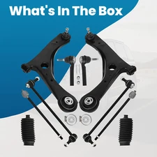 Front Lower Control Arms Sway Bar End Link Tie Rod for 2008-2018 Grand Caravan