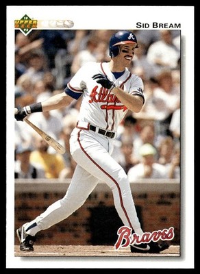 1992 Upper Deck Sid Bream Atlanta Braves #495
