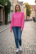 NEW Universal Thread Womens L Pink Pullover Sweater Long Sleeve Cozy Chic