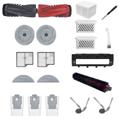 Für Roborock G30 Staubsauger Haupt / Seite Bürste Filter  Mop Tuch Staubbeutel