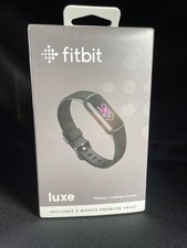 Fitbit Luxe Fitness/Wellness Tracker GPS Stress Management Black/Graphite
