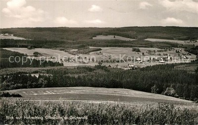 Holzschlag Bonndorf Landschaftspanorama Glashuette und Gruenwald Schwarzwald