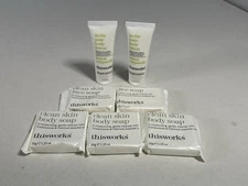 Lot Of 7 THISWORKS “In The Zone” Soaps And Lotion Travel Size