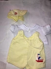 Vintage Cabbage Patch Kids/Doll Clothes Yellow Sailboat Preemie (600)
