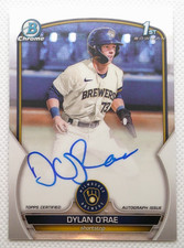 Dylan O'Rae Bowman Chrome 2023 Auto