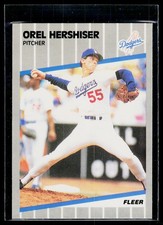 1989 Fleer #62 Orel Hershiser