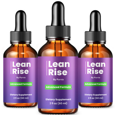 (3 Pack) Lean Rise Drops For Weight Loss LeanRise Fat Burning Supplement (6 oz)