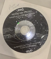 DELL Drivers and Utilities Inspiron Studio Software DVD 2008  W/ License