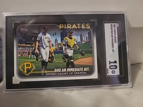 2024 TOPPS UPDATE PAUL SKENES ROOKIE CARD #US160 GRADED SGC 10 GEM MINT