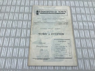 Huddersfield Town v Everton 1946/47 Division 1 28th September 1946