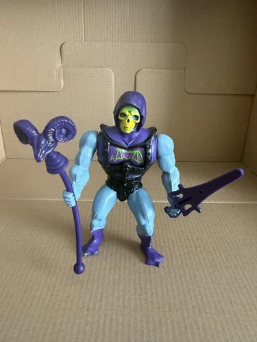 VTG BATTLE ARMOR SKELETOR MOTU Action Figure 1983 Mexico variant  complete