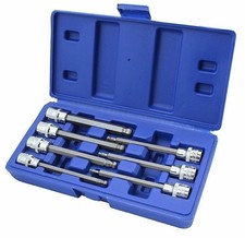7pc 38 Ball End Long 4.3 Sae Hex Allen Bits Sockets