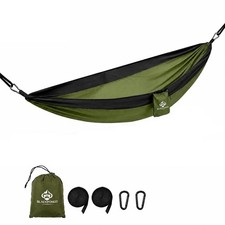 Camping Hammock   500lbs Portable Hammock with Tree Straps - Travel, Backpack...