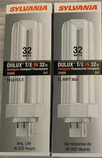 4 Pack Sylvania 20886 CF32DT/E/IN/841/ECO CFL Bulbs - 32W, 4 Pin, GX24q-3 Base