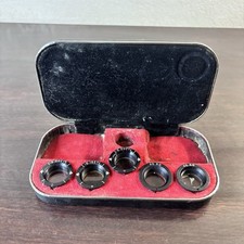 Vintage Set Of AO American Optical Projector Lenses Set Of 5 In Original Box