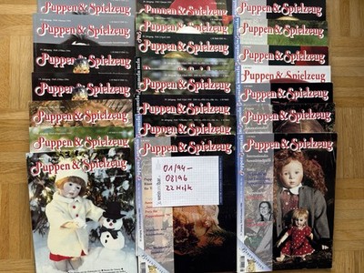 PUPPEN & SPIELZEUG  Internationales Sammlermagazin Konvolut 1994-1996