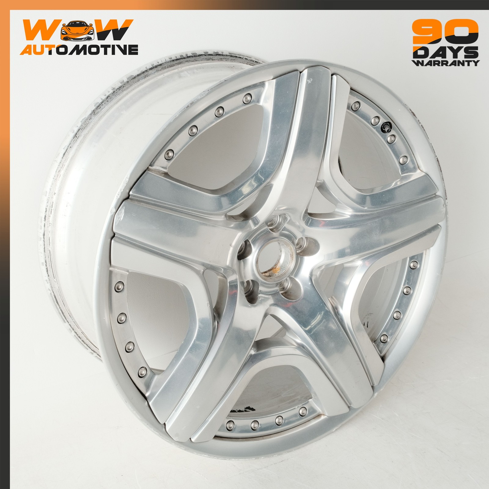 12-19 BENTLEY CONTINENTAL FLYING SPUR 9.5 X 21 21" WHEEL RIM 3W0601025DA 3 OEM