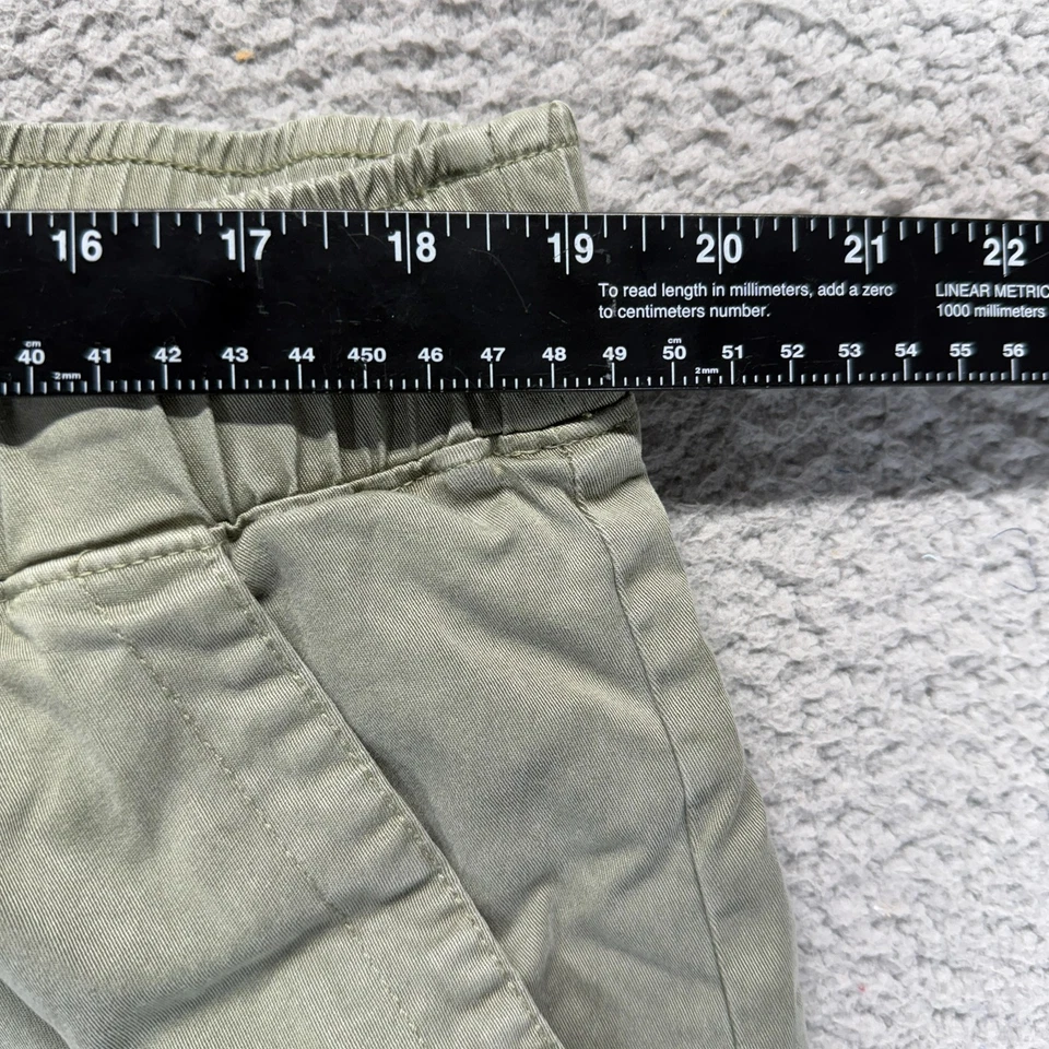 Joggers Buffalo David Bitton verdes para mujer XL pierna cónica elásticos tiro alto Foto 3 de 4