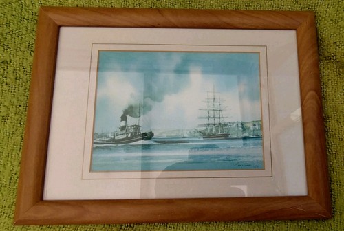 Cutty Sark im Hafen von Falmouth (Cornwall) 1930 von Tony Warren (1990)