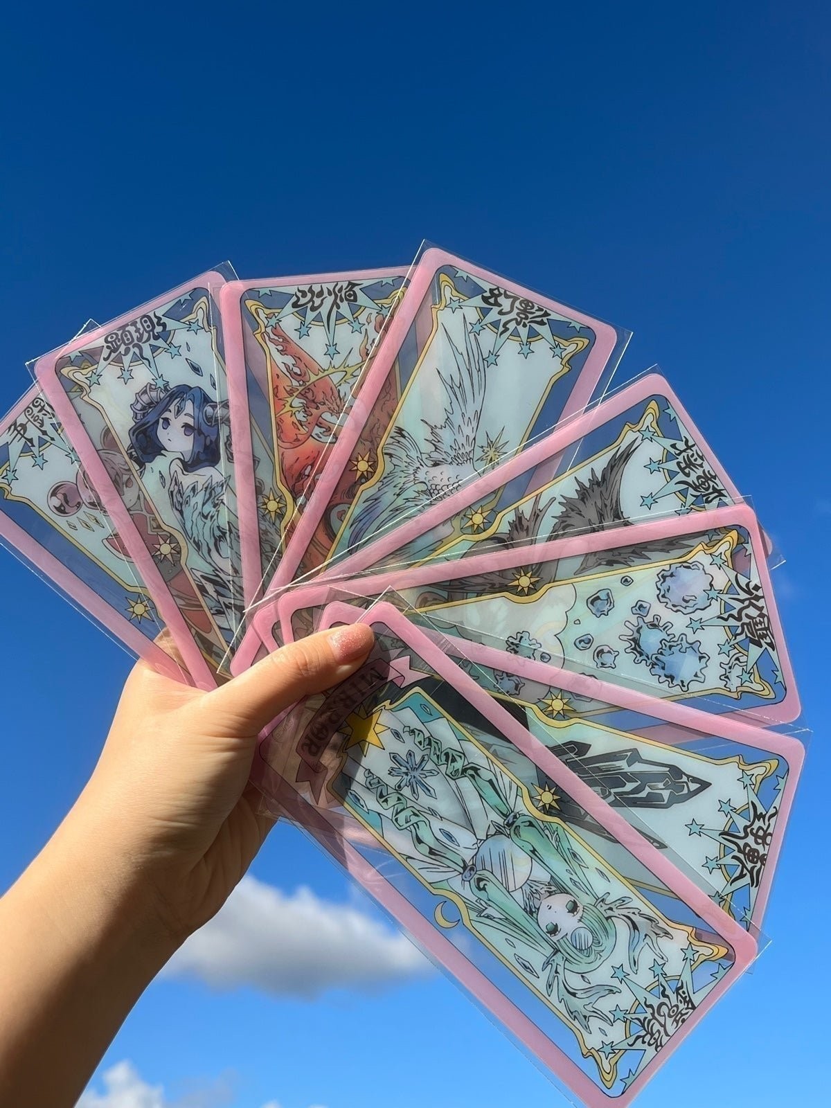 Cardcaptor Sakura tarjeta transparente payaso tarjeta abrazadera figura con licencia coleccionable Japón