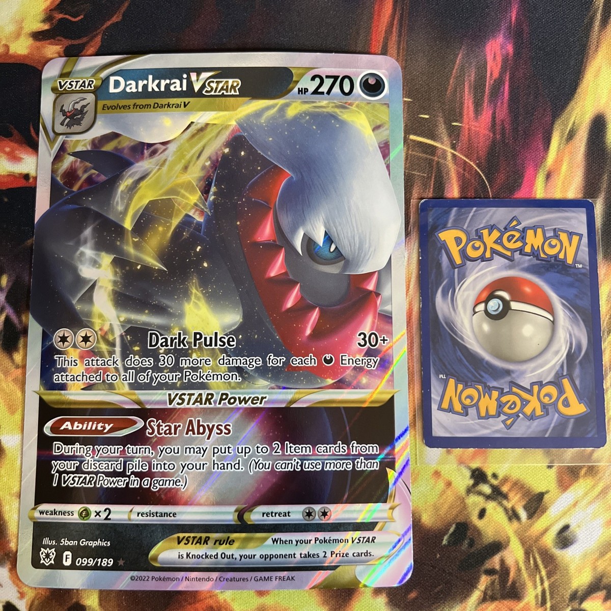 Darkrai VSTAR 099/189 Jumbo Cards Holo