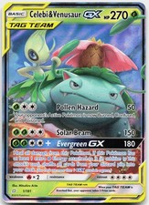 Celebi & Venusaur GX 1/181 Holo GX Rare Team Up Pokemon Near Mint on eBay