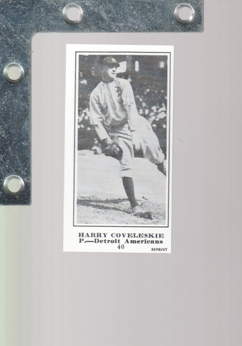 Harry Coveleskie [Coveleski Blank Back] #40 1916 M101 5 Sporting News card