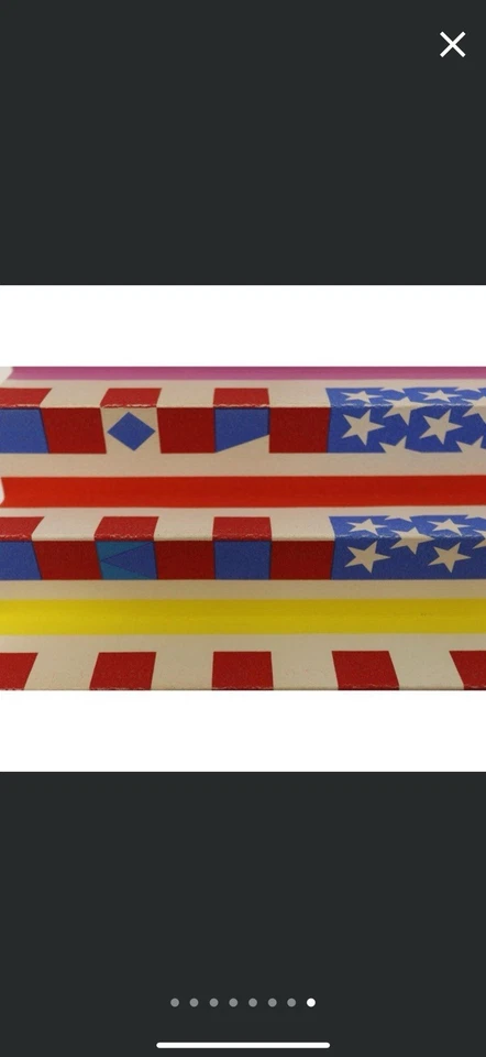 Yaakov Agam sin título (banderas americanas y británicas). Firmado y numerado 120/300 Foto 3 de 4