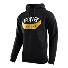 Image of Troy Lee Designs Arc Hoodie Casual Mens Black Heather