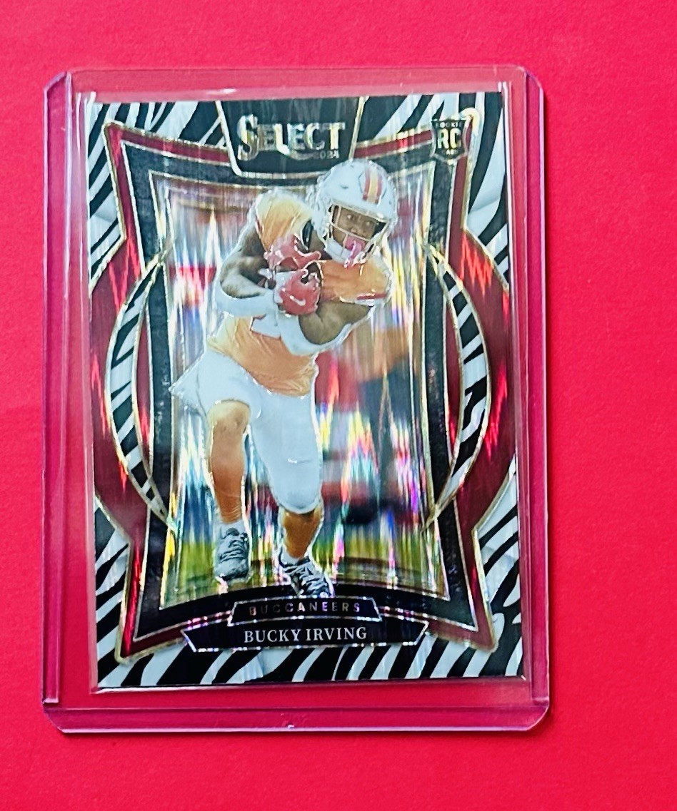 2024 Panini Select - Concourse Bucky Irving #4 Zebra Prizm (RC)🔥🔥🔥🔥🔥