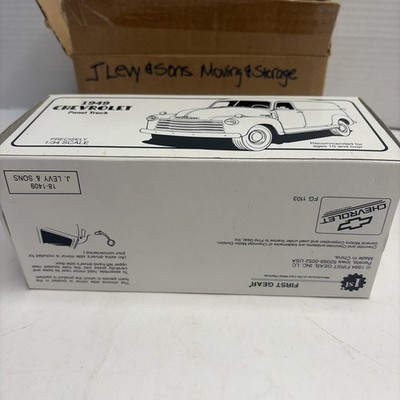First Gear 1:34 Diecast 1949 Chevrolet Panel Truck #18-1409 J. Levy & Sons. NIB
