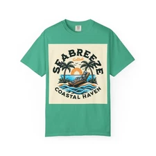 Coastal Haven, Beach Style Tee, Sun and Sea Shirt, Casual [...]