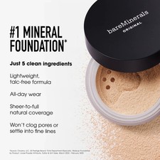 bareMinerals SPF 15 Original Fair 01 Loose Powder Foundation 0.28 oz / 8 G NEW