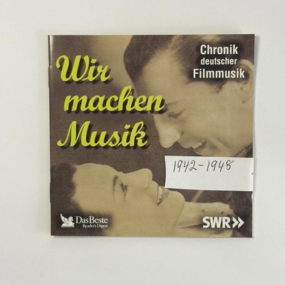 Wir machen Musik CD 1999 German Film Schlager Compilation ESTELA SWR