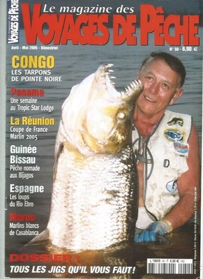 ANGELREISEN NR. 50 LES JIGS / KONGO & SCHWARZE SPITZEN-TARPONS / SCHMUCK